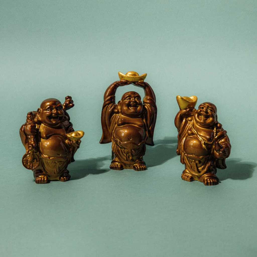 Figurka herbaciana Budda Maitreja
